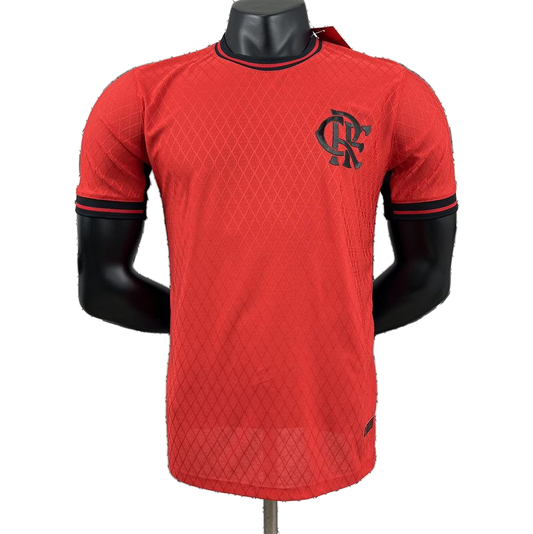 Flamengo 2026/27 Jersey – Dry Jacquard – Red with Black Shoulders