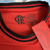 Flamengo 2026/27 Jersey – Dry Jacquard – Red with Black Shoulders