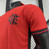 Flamengo 2026/27 Jersey – Dry Jacquard – Red with Black Shoulders