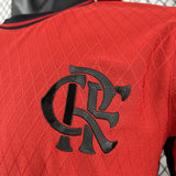 Flamengo 2026/27 Jersey – Dry Jacquard – Red with Black Shoulders