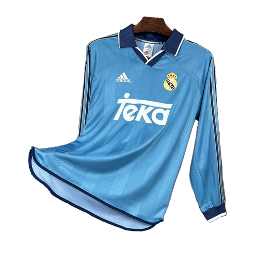 Real Madrid 1999 Third Jersey – Long Sleeve – Retro Version