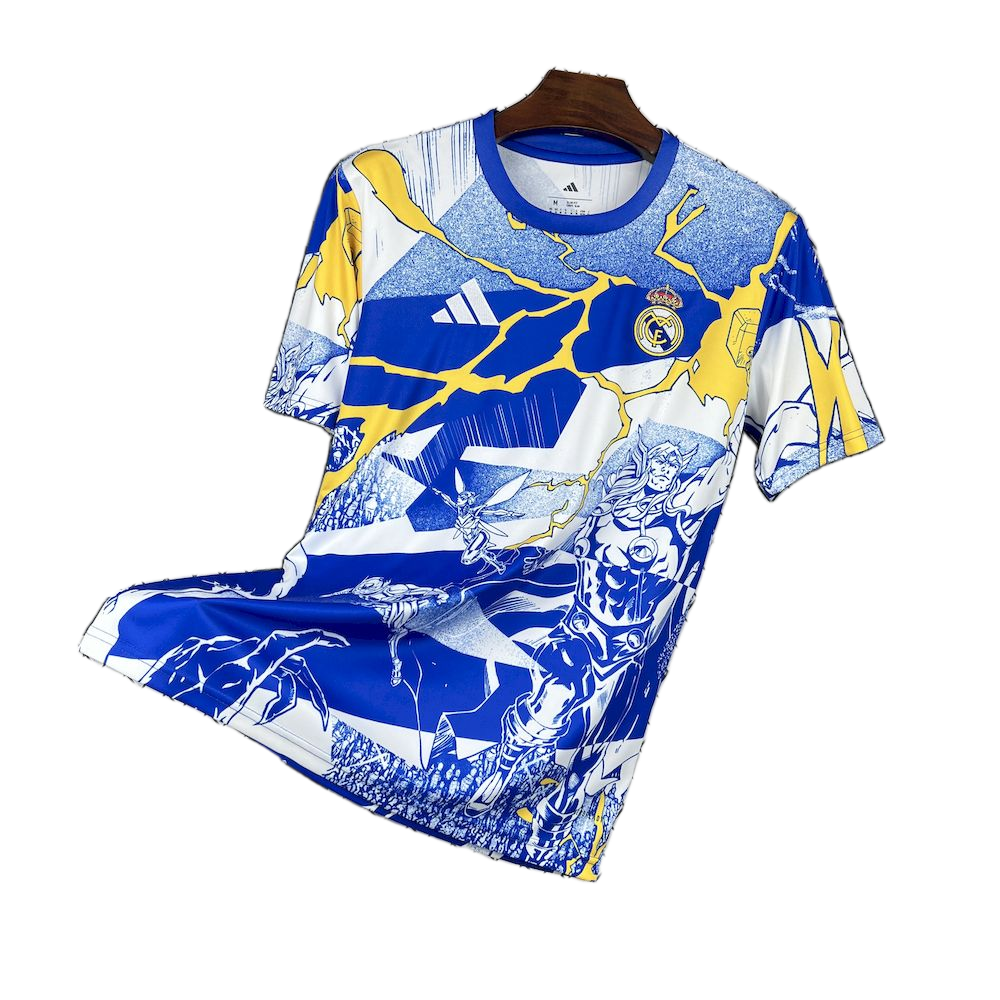 Real Madrid 2025/26 Pre – Match Training Top – Player Version
