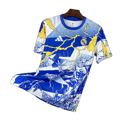Real Madrid 2025/26 Pre – Match Training Top – Player Version