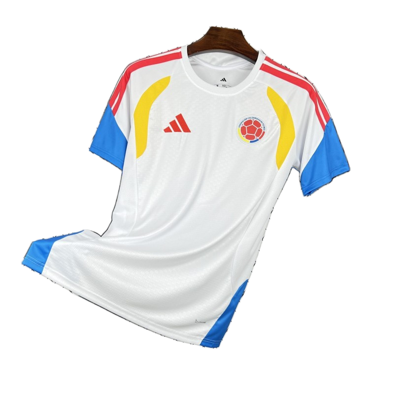Colombia 2026 Training Jersey – White/Yellow/Blue