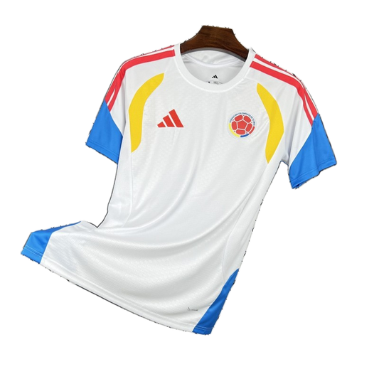 Colombia 2026 Training Jersey – White/Yellow/Blue