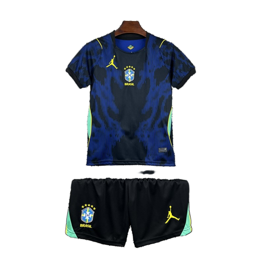 Brazil 2026 World Cup Away Kids Kit