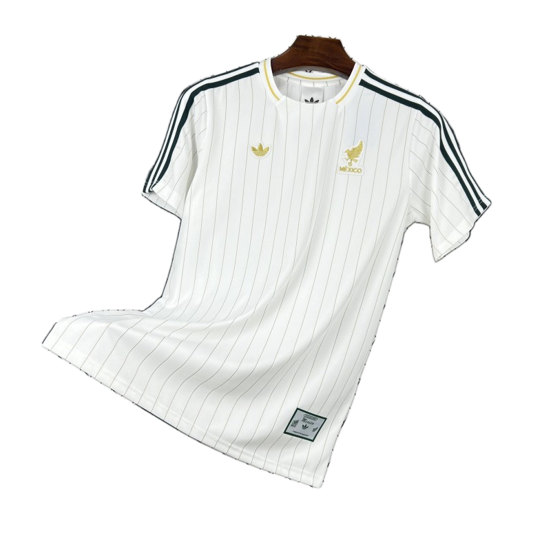 Mexico 2026 Jersey – Terrace Icons – White/Gold