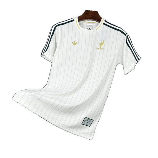 Mexico 2026 Jersey – Terrace Icons – White/Gold