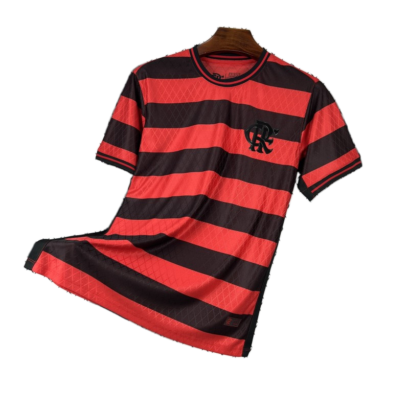 Flamengo 2026/27 Jersey – Dry Jacquard – Red/Black Stripes