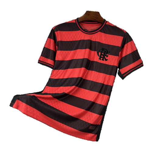 Flamengo 2026/27 Jersey – Dry Jacquard – Red/Black Stripes