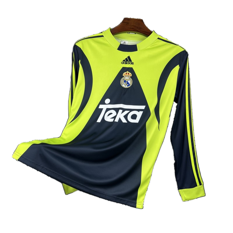 Real Madrid 1999 Goalkeeper Jersey – Long Sleeve – Retro Version