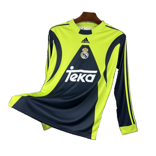 Real Madrid 1999 Goalkeeper Jersey – Long Sleeve – Retro Version