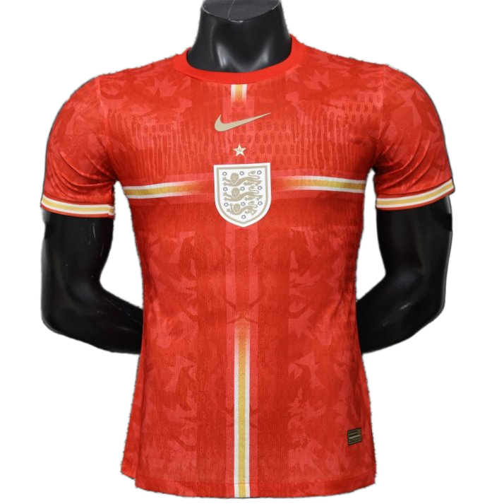 England 2026 Away Jersey – Player Version – Special Edition – Red/Gold