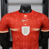England 2026 Away Jersey – Player Version – Special Edition – Red/Gold