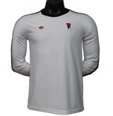 Manchester United 2026 Away Jersey – Player Version – Long Sleeve – White/Red