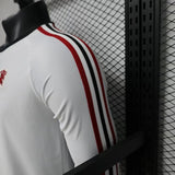 Manchester United 2026 Away Jersey – Player Version – Long Sleeve – White/Red