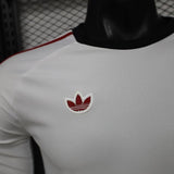 Manchester United 2026 Away Jersey – Player Version – Long Sleeve – White/Red