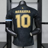 Argentina 2026 Jersey – Player Version – Special Edition – Black/Gold – Sun