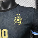 Argentina 2026 Jersey – Player Version – Special Edition – Black/Gold – Sun