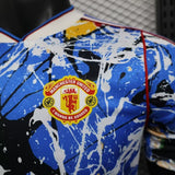 Manchester United 2026/27 Jersey – Player Version – Special Edition – Multicolor Paint Splash Art