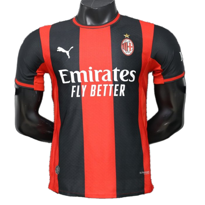 AC Milan 2026/27 Home Jersey – Player Version – Black/Red