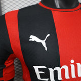 AC Milan 2026/27 Camiseta local – Versión jugador – Negro/Rojo