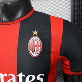 AC Milan 2026/27 Camiseta local – Versión jugador – Negro/Rojo