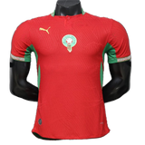 Morocco 2026/27 Home Jersey – Player Version – Red/Green
