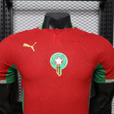 Morocco 2026/27 Home Jersey – Player Version – Red/Green