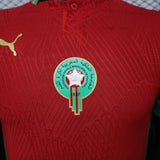 Morocco 2026/27 Home Jersey – Player Version – Red/Green