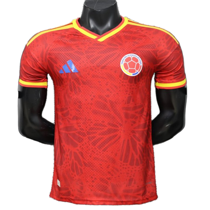 Colombia 2026 Away Jersey – Player Version – Red/Yellow