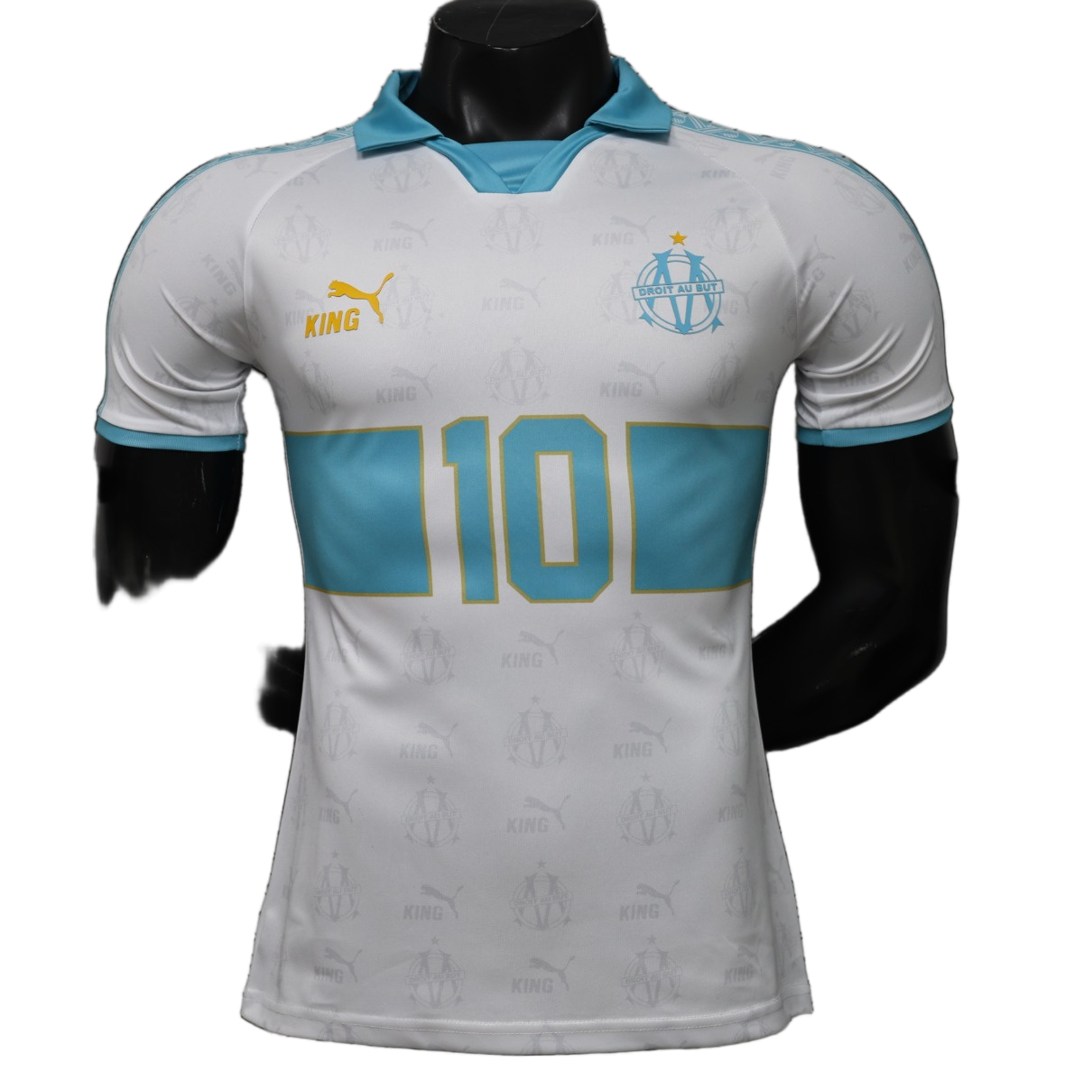 Olympique de Marseille 2026/27 Jersey – Player Version – Special Edition – White/Blue – Sky