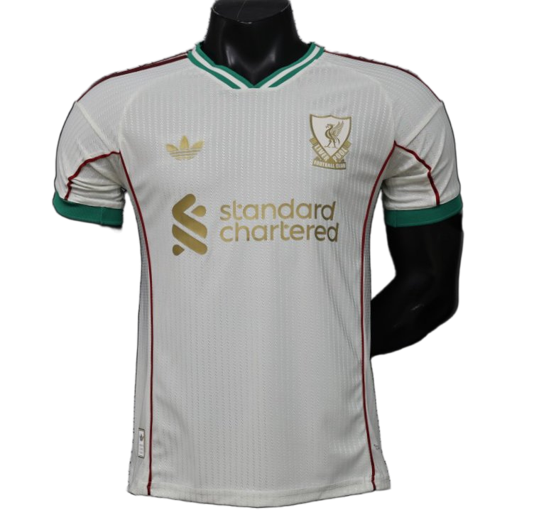 Liverpool 2026/27 Away Jersey – Player Version – Special Edition – White/Gold