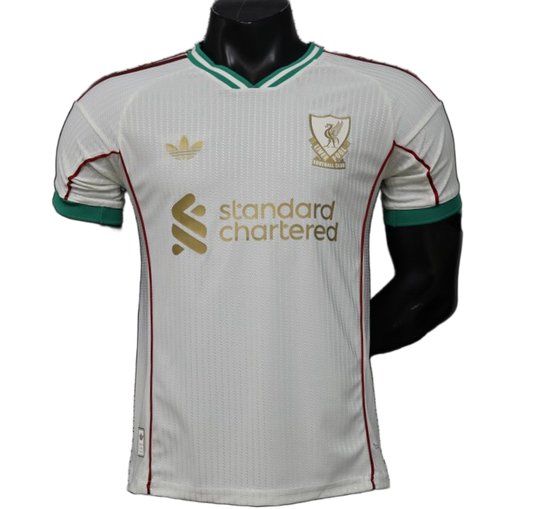 Liverpool 2026/27 Away Jersey – Player Version – Special Edition – White/Gold