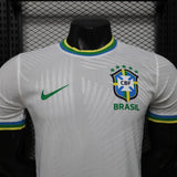 Brazil 2026 Jersey – Player Version – Special Edition – White – Palm Leaf Pattern