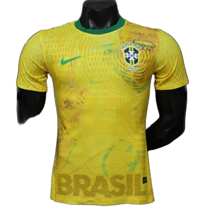 Brazil 2026 Home Jersey – Player Version – Special Edition – Green/Yellow