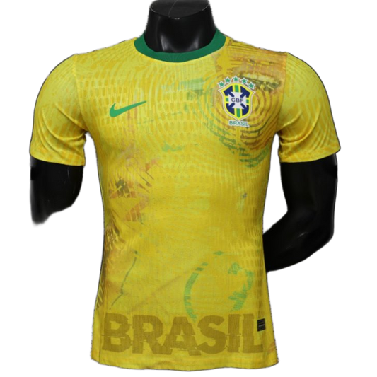 Brazil 2026 Home Jersey – Player Version – Special Edition – Green/Yellow