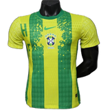 Brazil 2026 Jersey – Player Version – Special Edition – Green/Yellow – Vertical Stripe