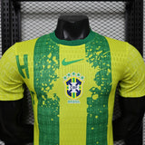 Brazil 2026 Jersey – Player Version – Special Edition – Green/Yellow – Vertical Stripe