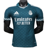 Real Madrid 2026 Jersey – Player Version – Special Edition – Louis Vuitton Teal Lv Monogram Adidas Collab