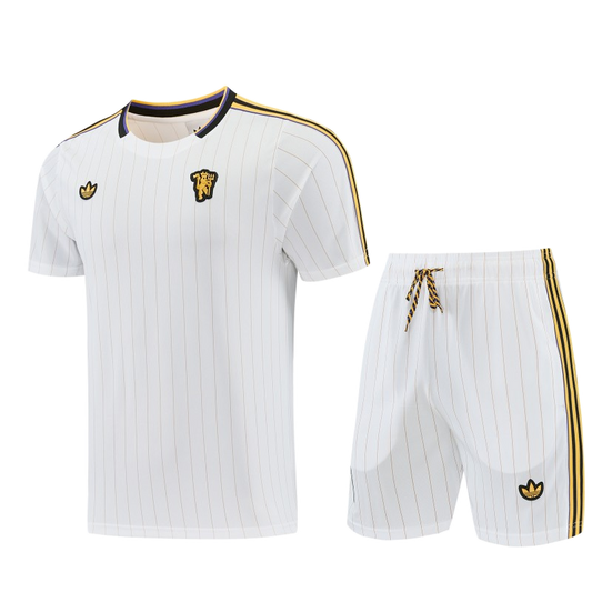 Manchester United 2026/27 Jersey – White – Short Shorts