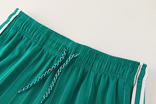 Liverpool 2026/27 Jersey – Green – Pinstripe Short Shorts