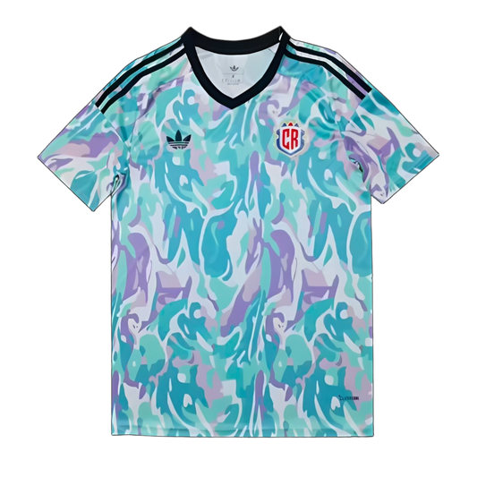Costa Rica 2026 Away Jersey – Aqua Graphic