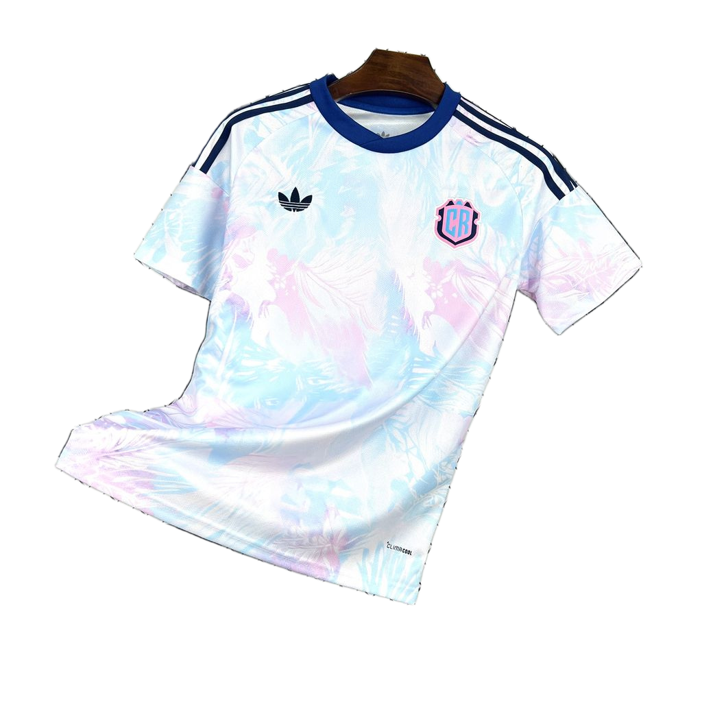 Costa Rica 2026 Away Jersey – White/Pastel