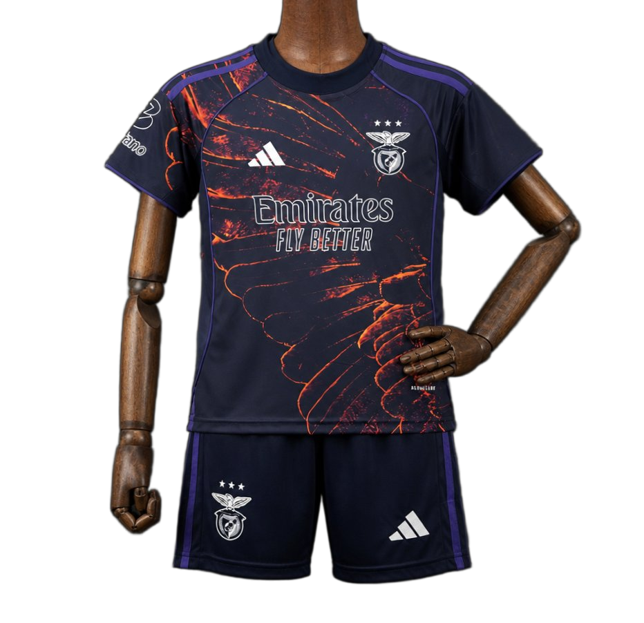 Benfica 2025/26 Fourth Kids Kit