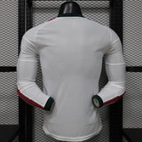 Real Madrid 2026/27 Home Jersey – Player Version – Long Sleeve – White/Burgundy