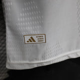 Real Madrid 2026/27 Home Jersey – Player Version – Long Sleeve – White/Burgundy