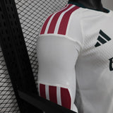 Real Madrid 2026/27 Home Jersey – Player Version – Long Sleeve – White/Burgundy