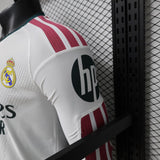 Real Madrid 2026/27 Home Jersey – Player Version – Long Sleeve – White/Burgundy