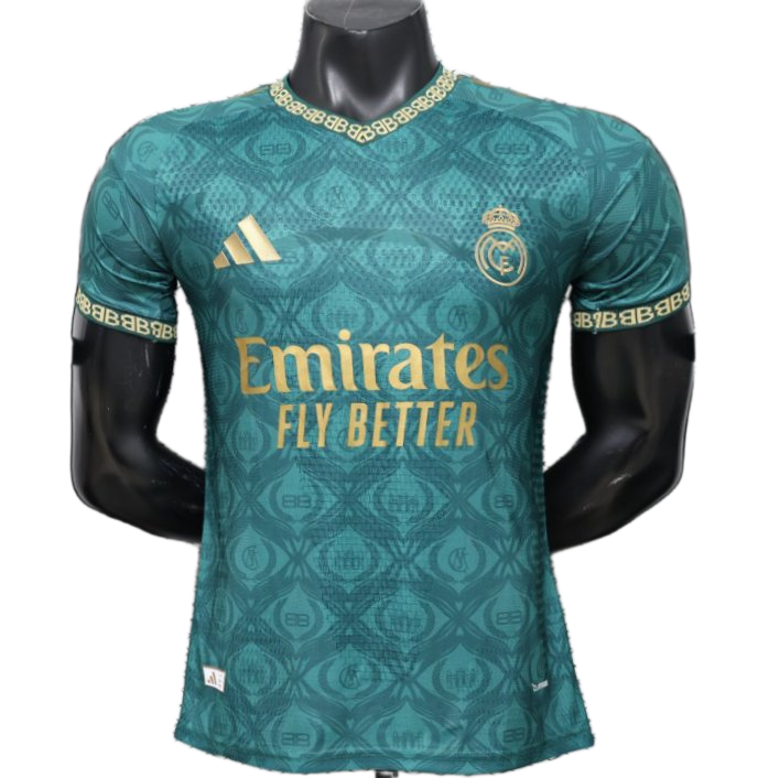 Real Madrid 2026/27 Third Jersey – Player Version – Special Edition – Green/Gold